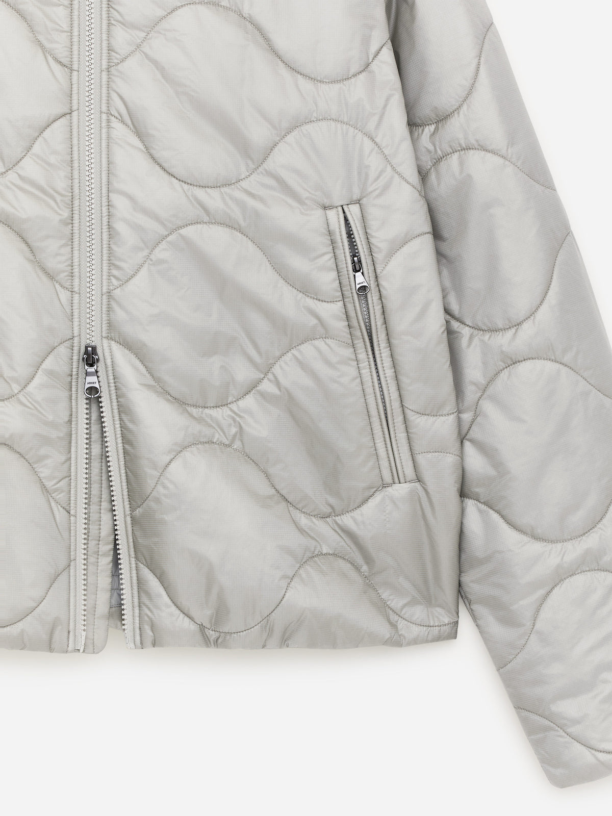 Hooded Jacket - Grey - Image 2