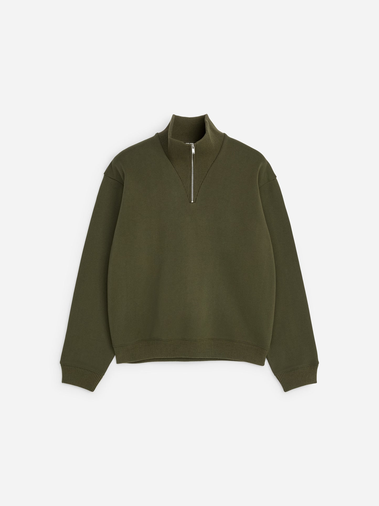 Half Zip Sweatshirt - Green - Image 5