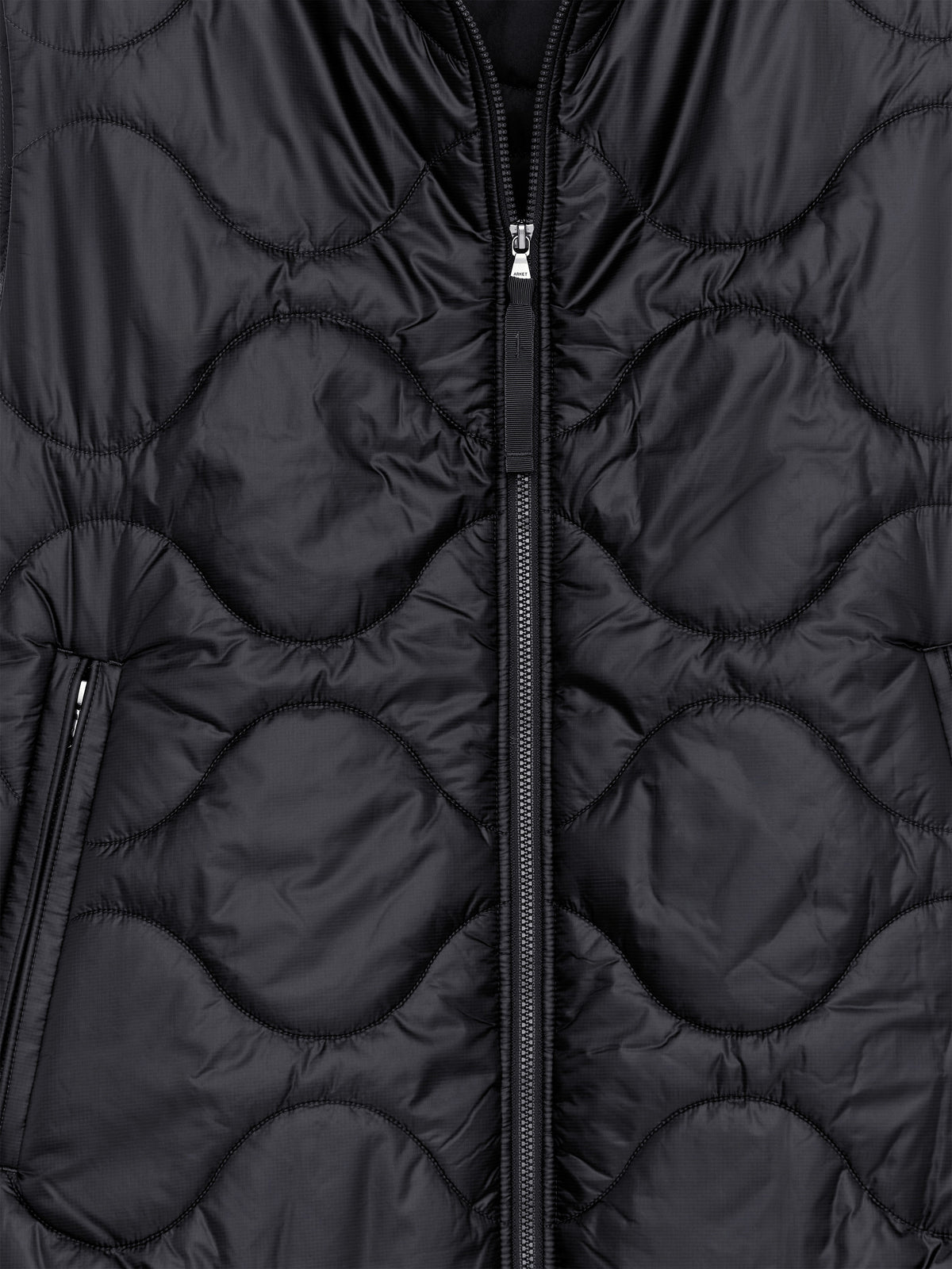 Padded Vest - Black - Image 3