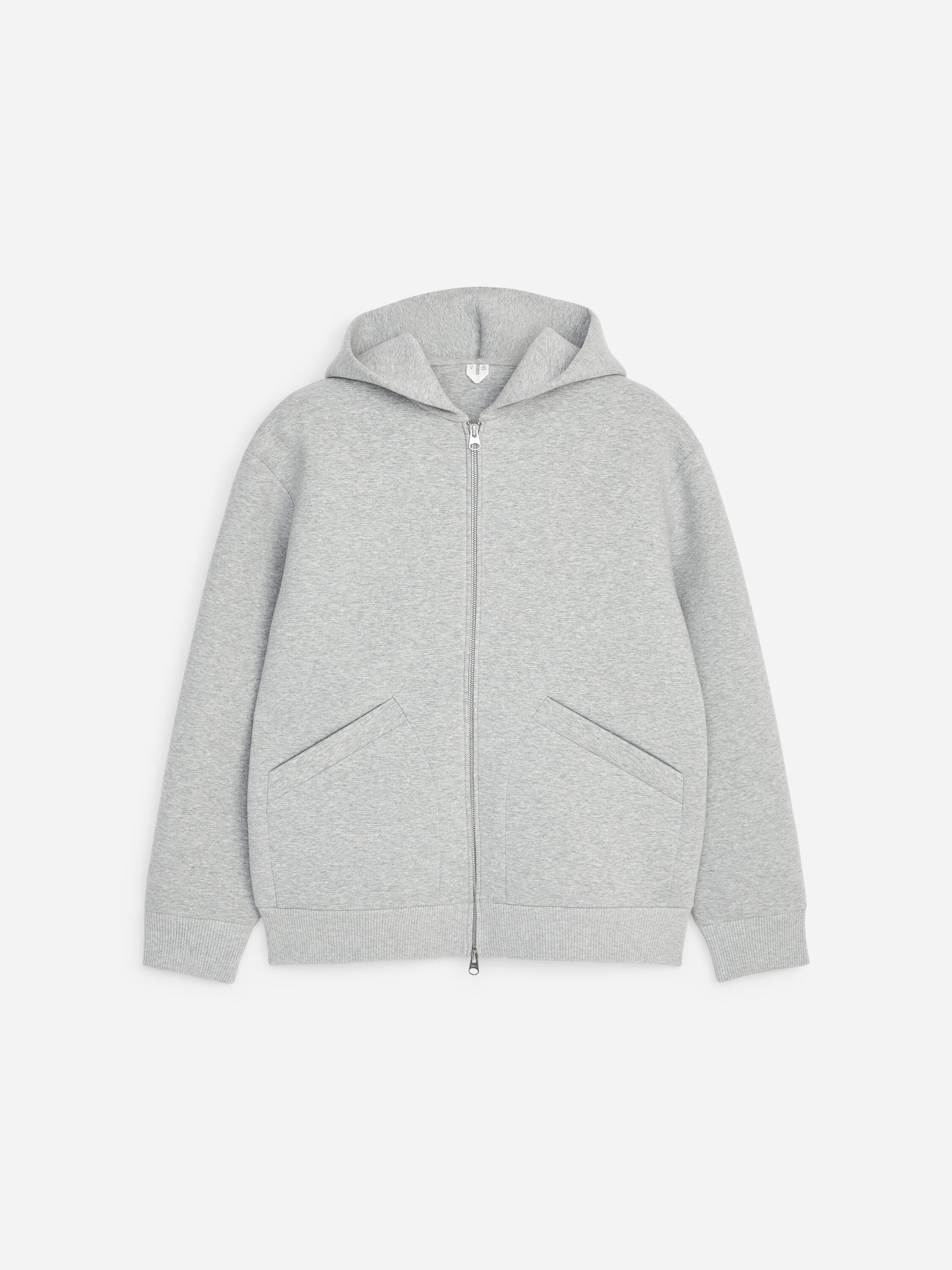 Scuba Zip Hoodie - Grey - Image 5