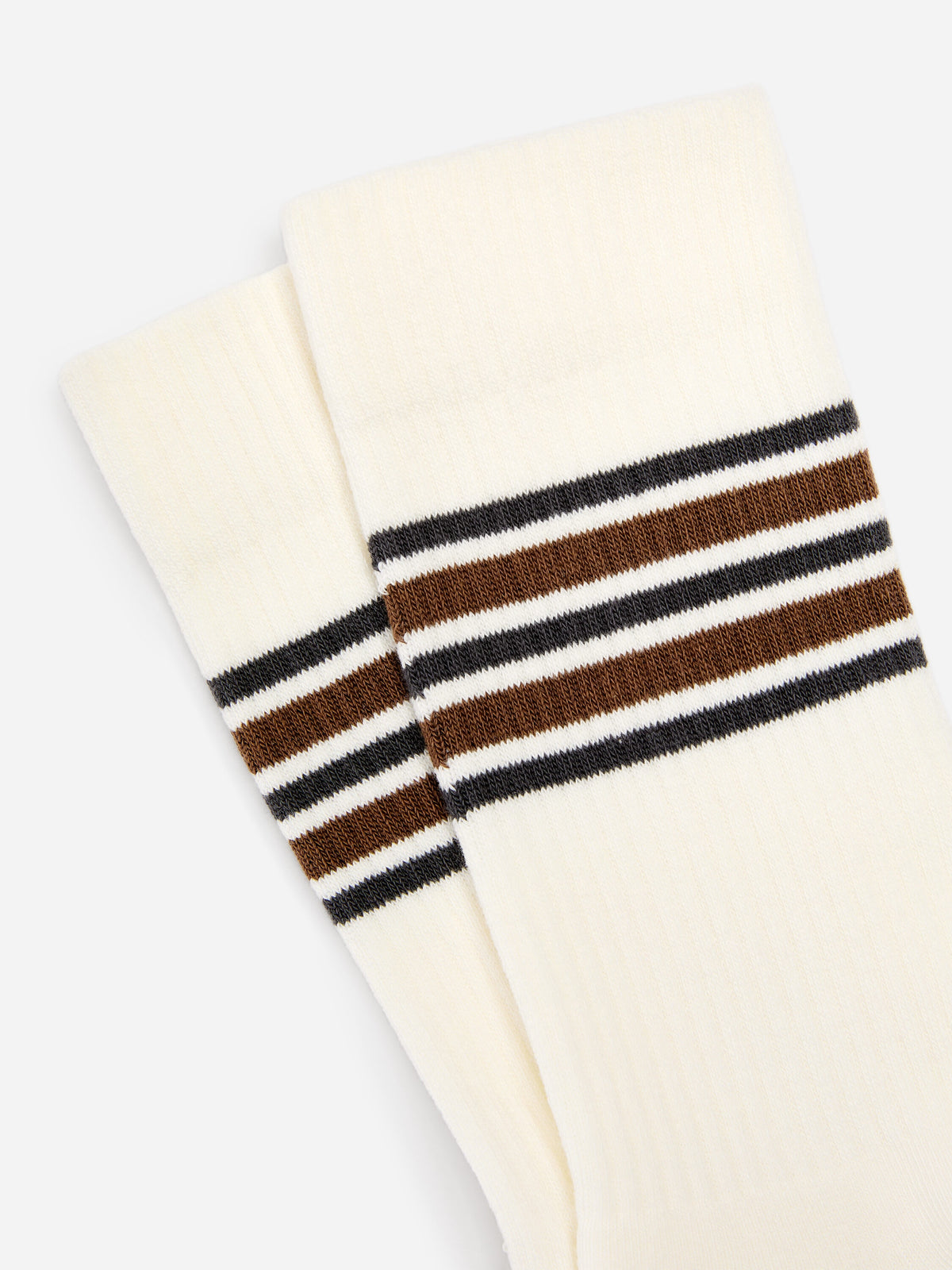 Crew Socks - Brown - Image 2