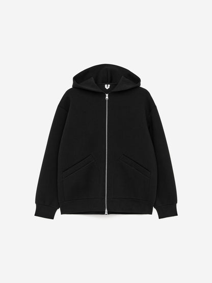 Scuba Zip Hoodie - Black - Image 5