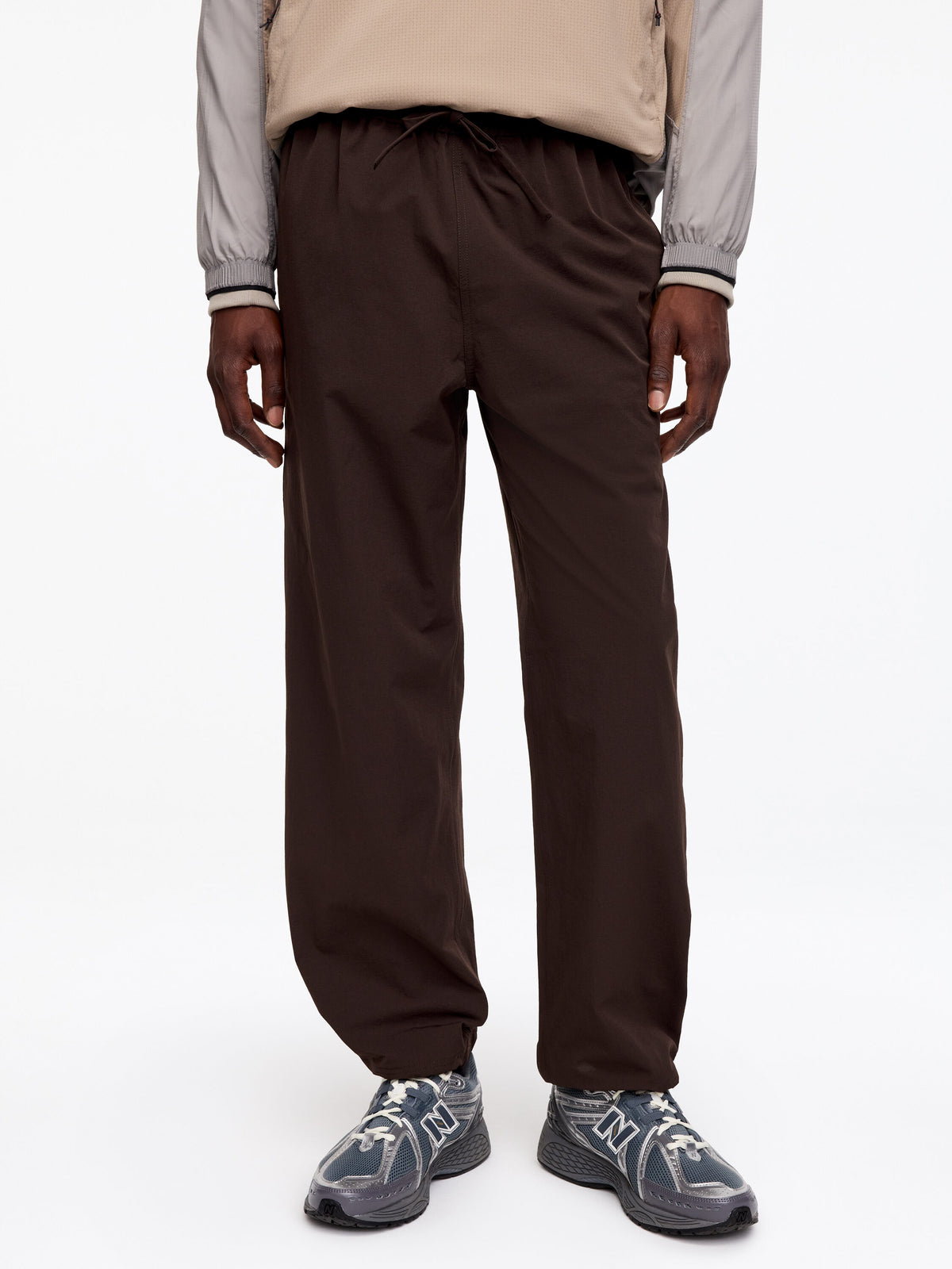 Pull-On Trousers - Brown - Image 4