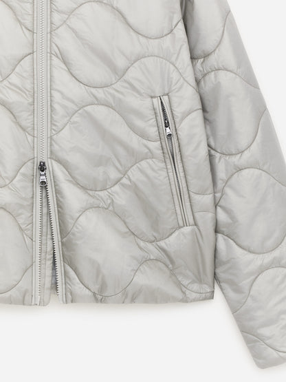 Hooded Jacket - Grey - Image 2