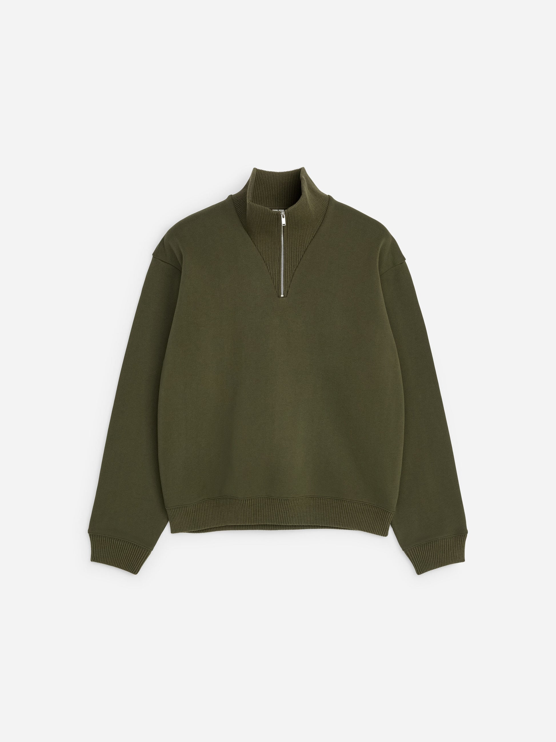 Half Zip Sweatshirt - Green - Image 5