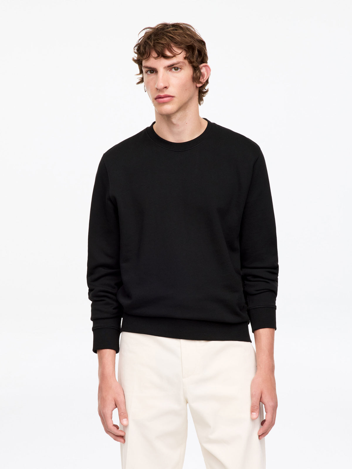 Mid-Weight Sweatshirt - Black