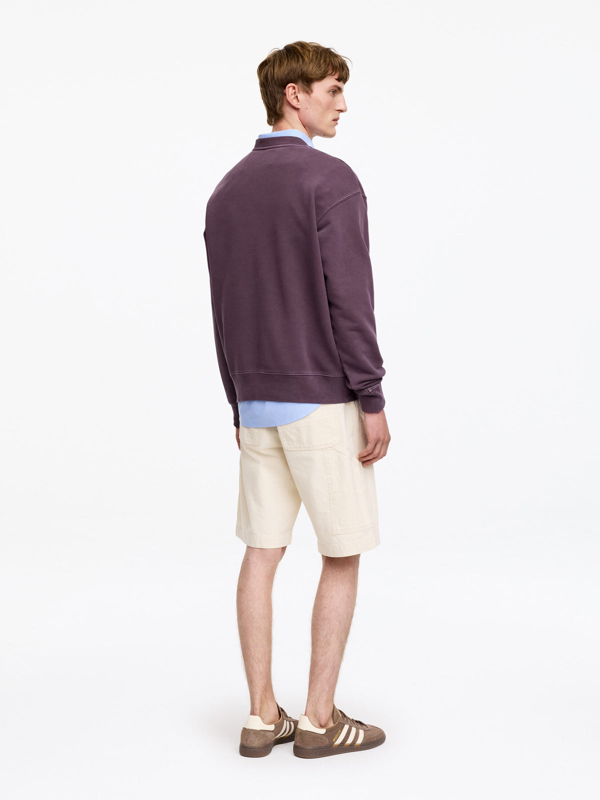 Relaxed Sweatshirt - Purple - Image 3