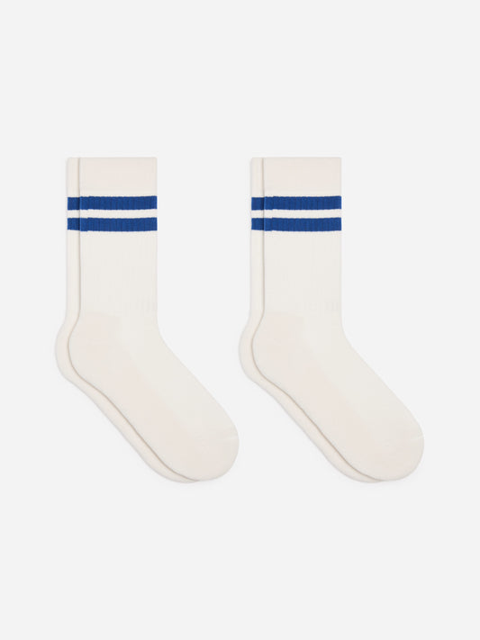 Sporty Cotton Socks - White
