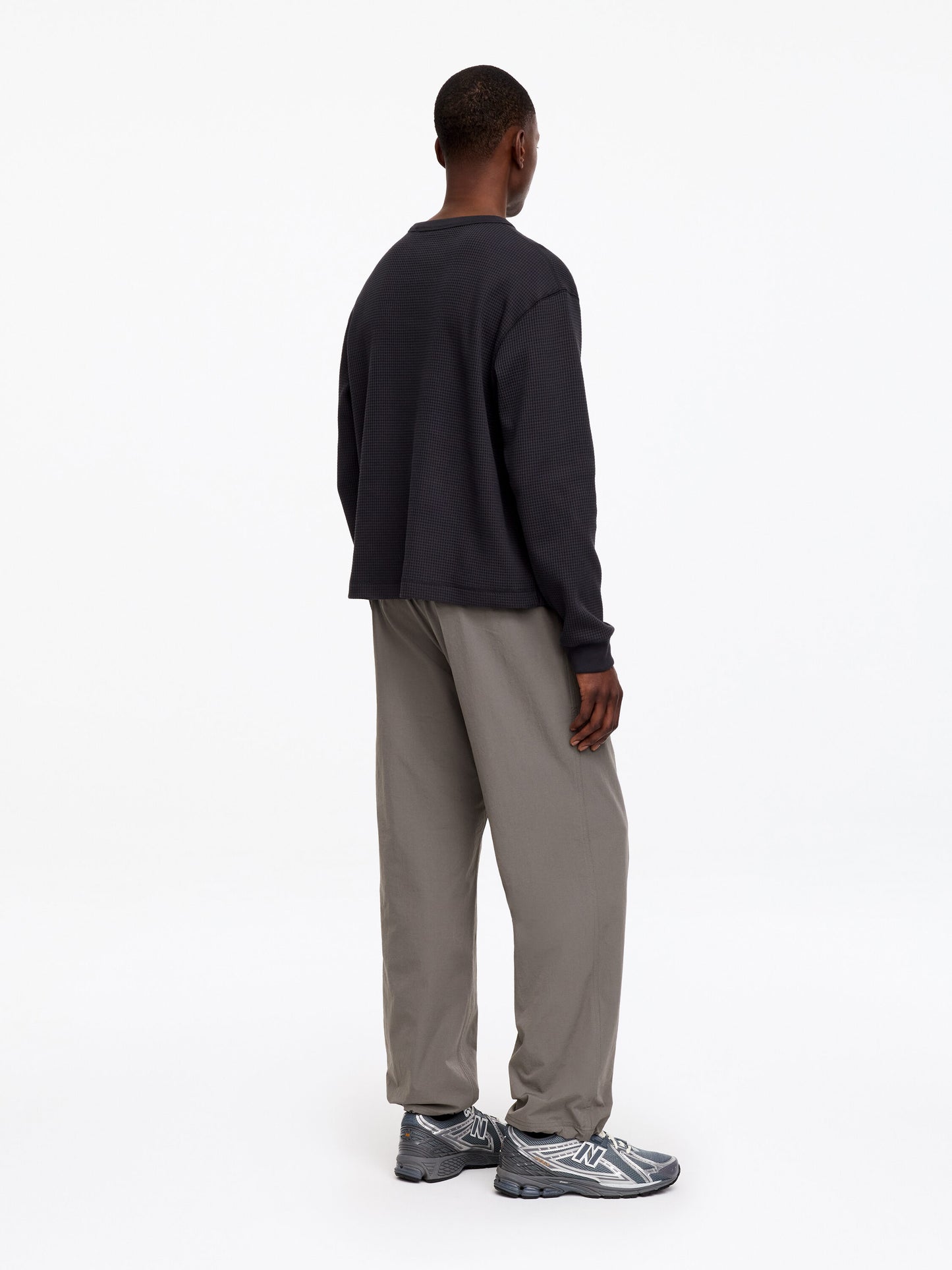 Pull-On Trousers - Grey - Image 3