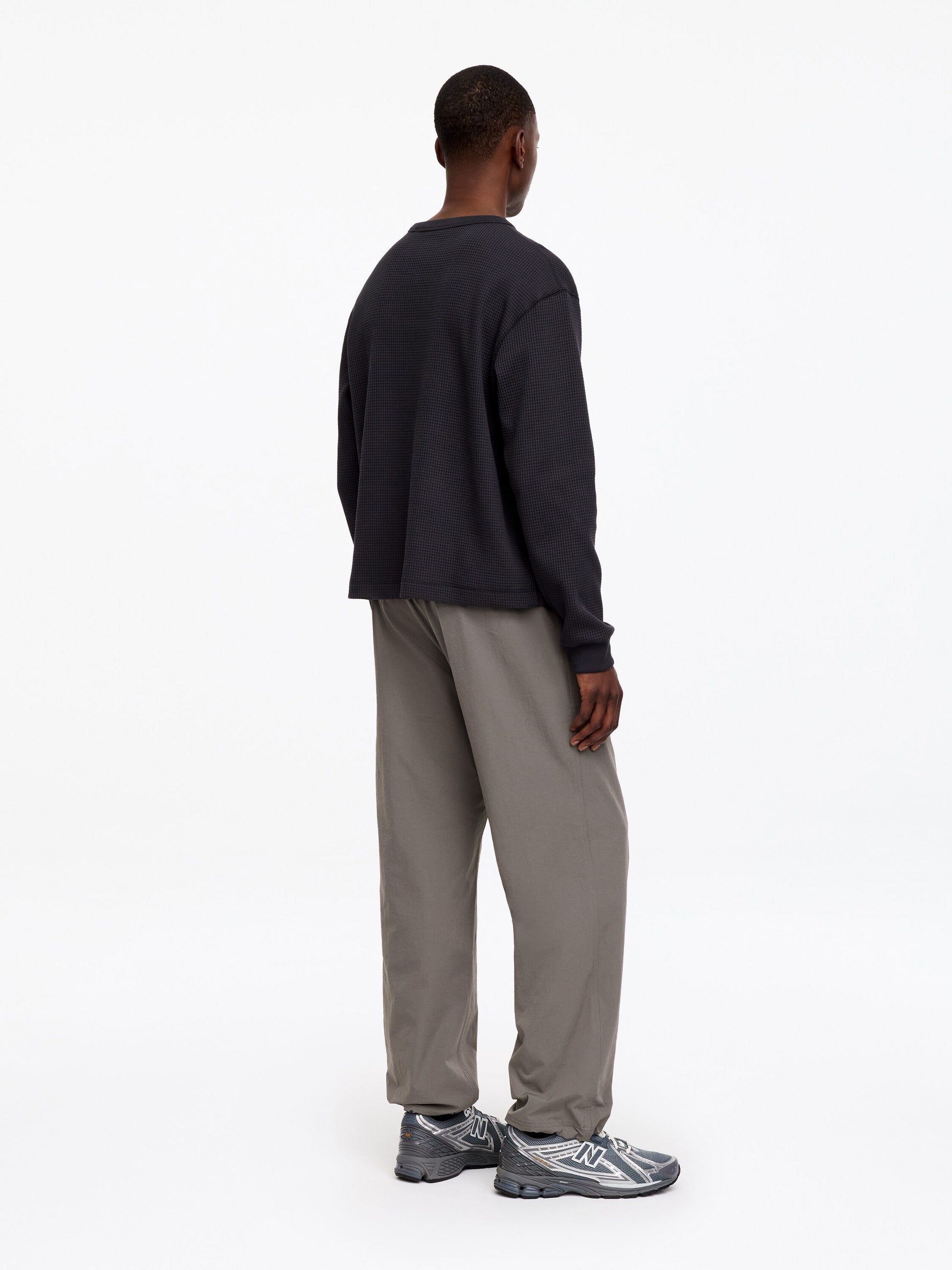 Pull-On Trousers - Grey - Image 3