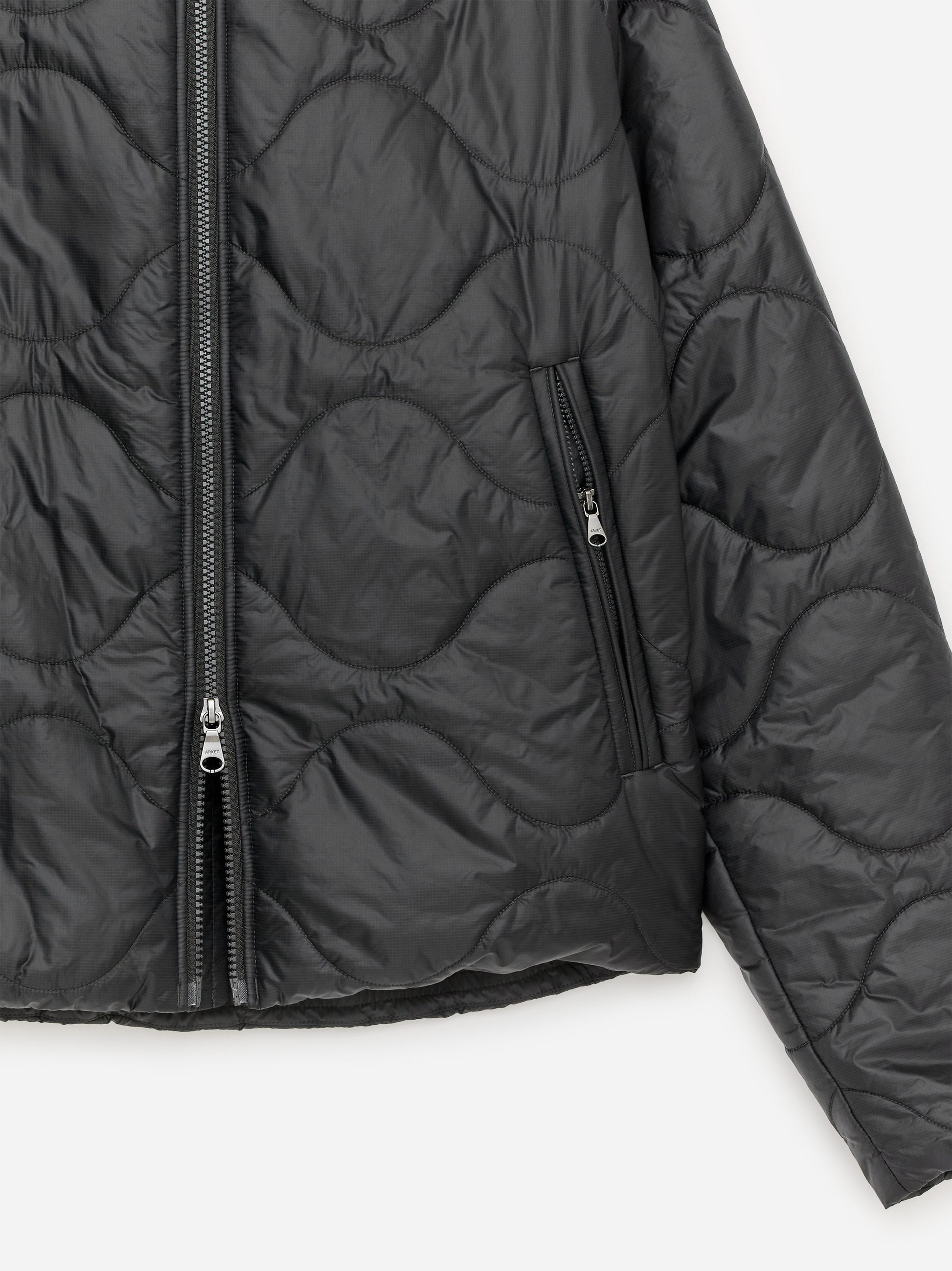 Hooded Jacket - Black - Image 2