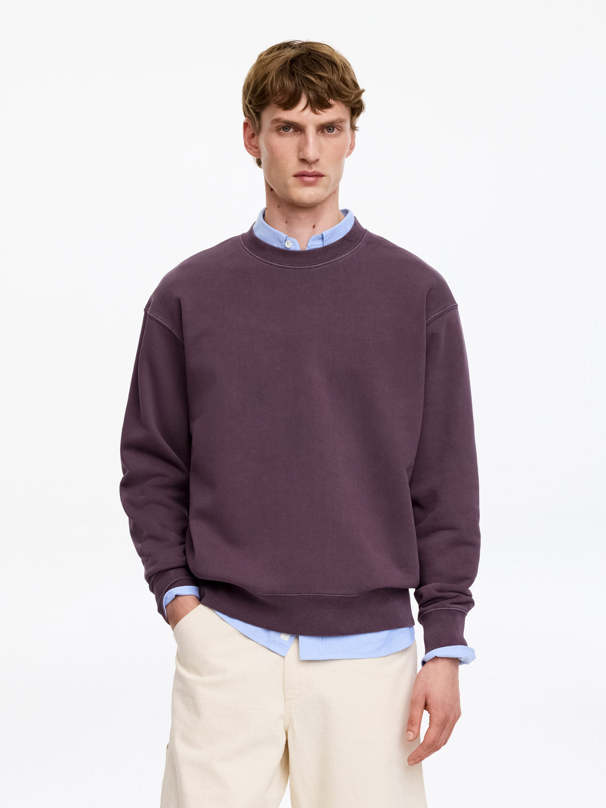 Relaxed Sweatshirt - Purple