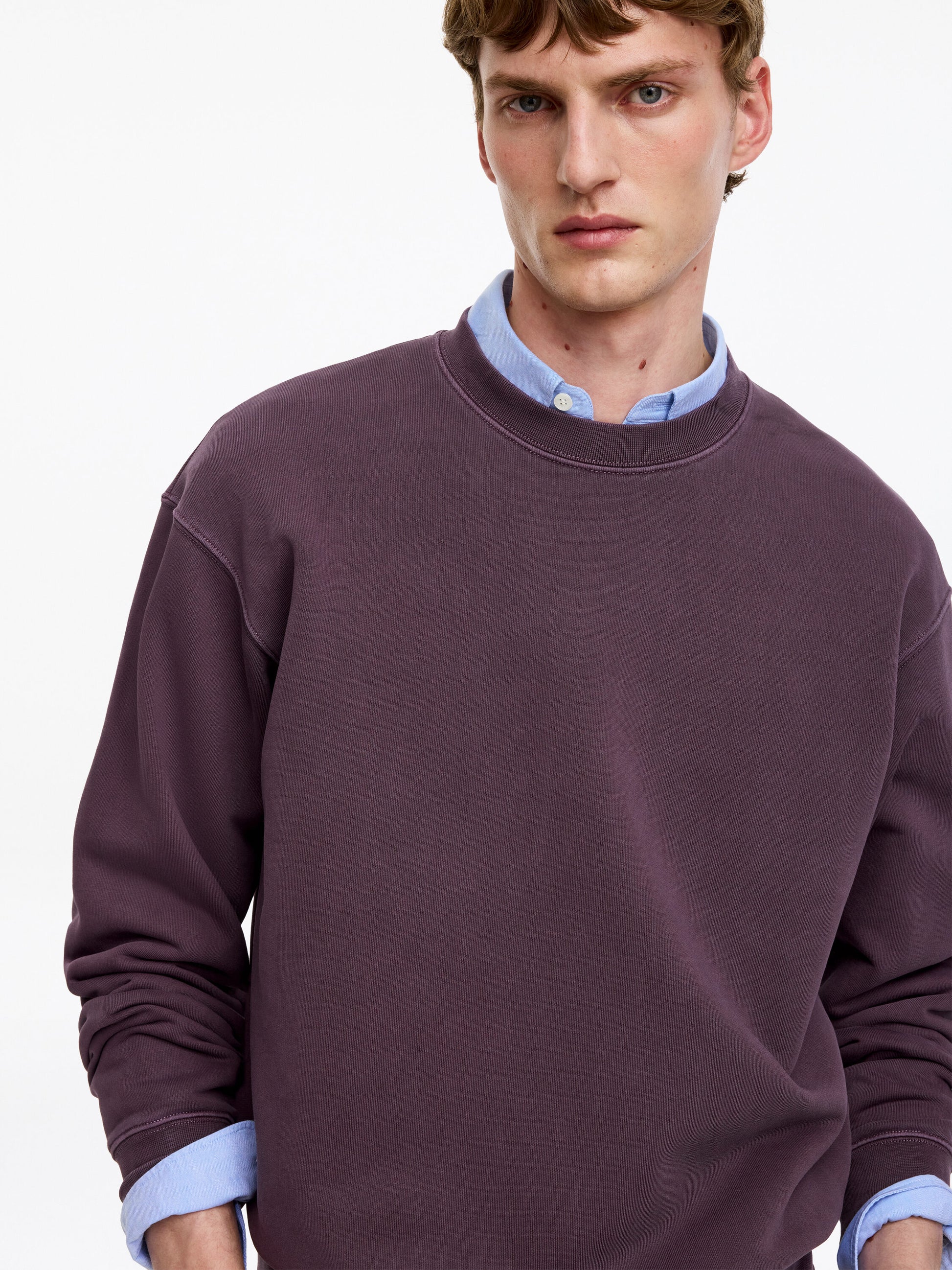 Relaxed Sweatshirt - Purple - Image 4