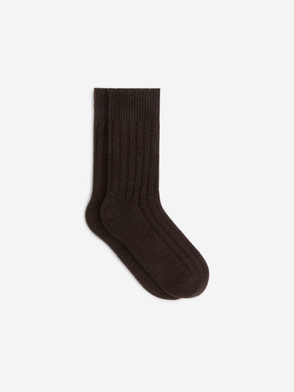 Cashmere Socks - Brown