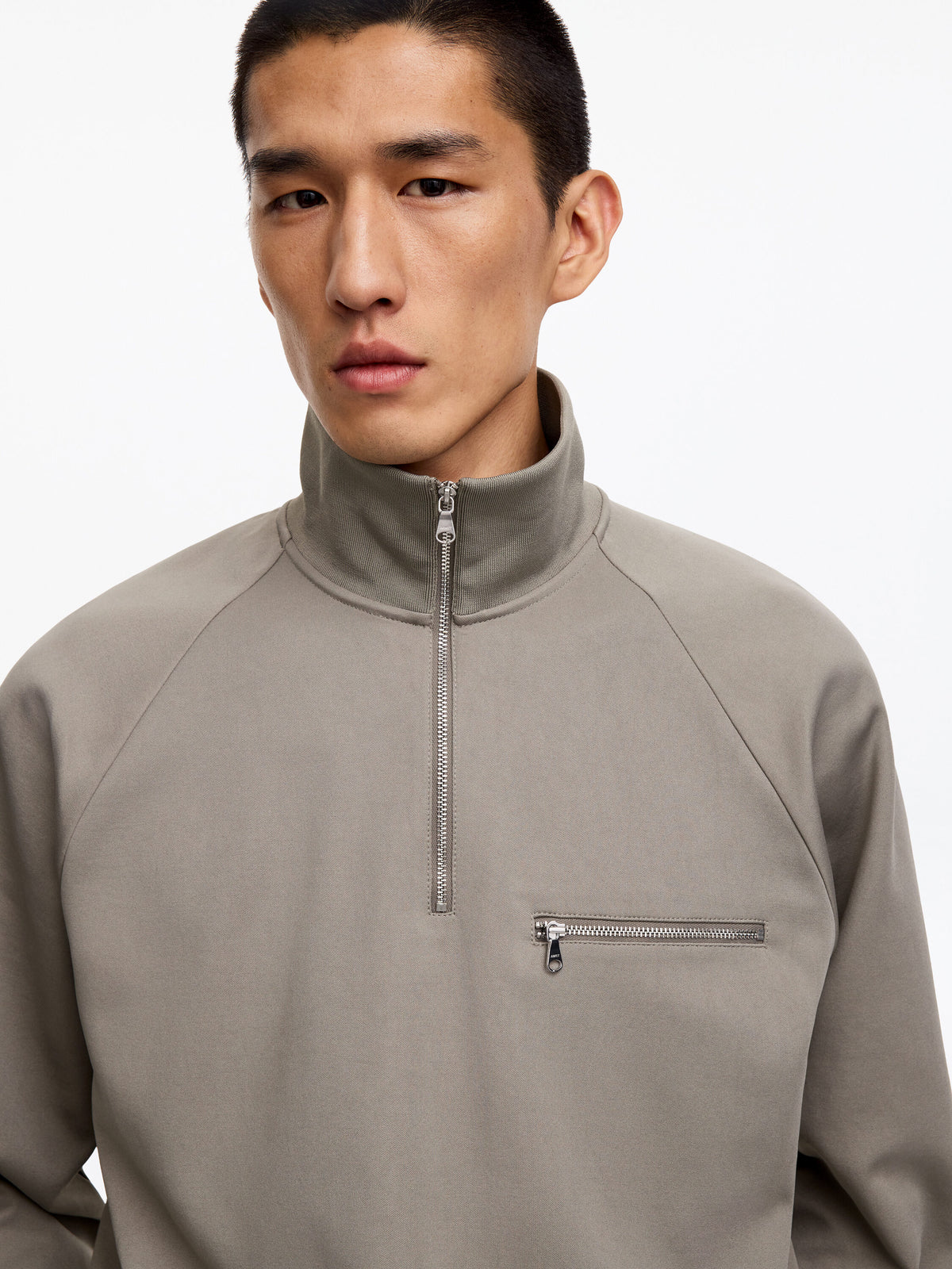 Tracksuit Sweatshirt - Grey - Image 4
