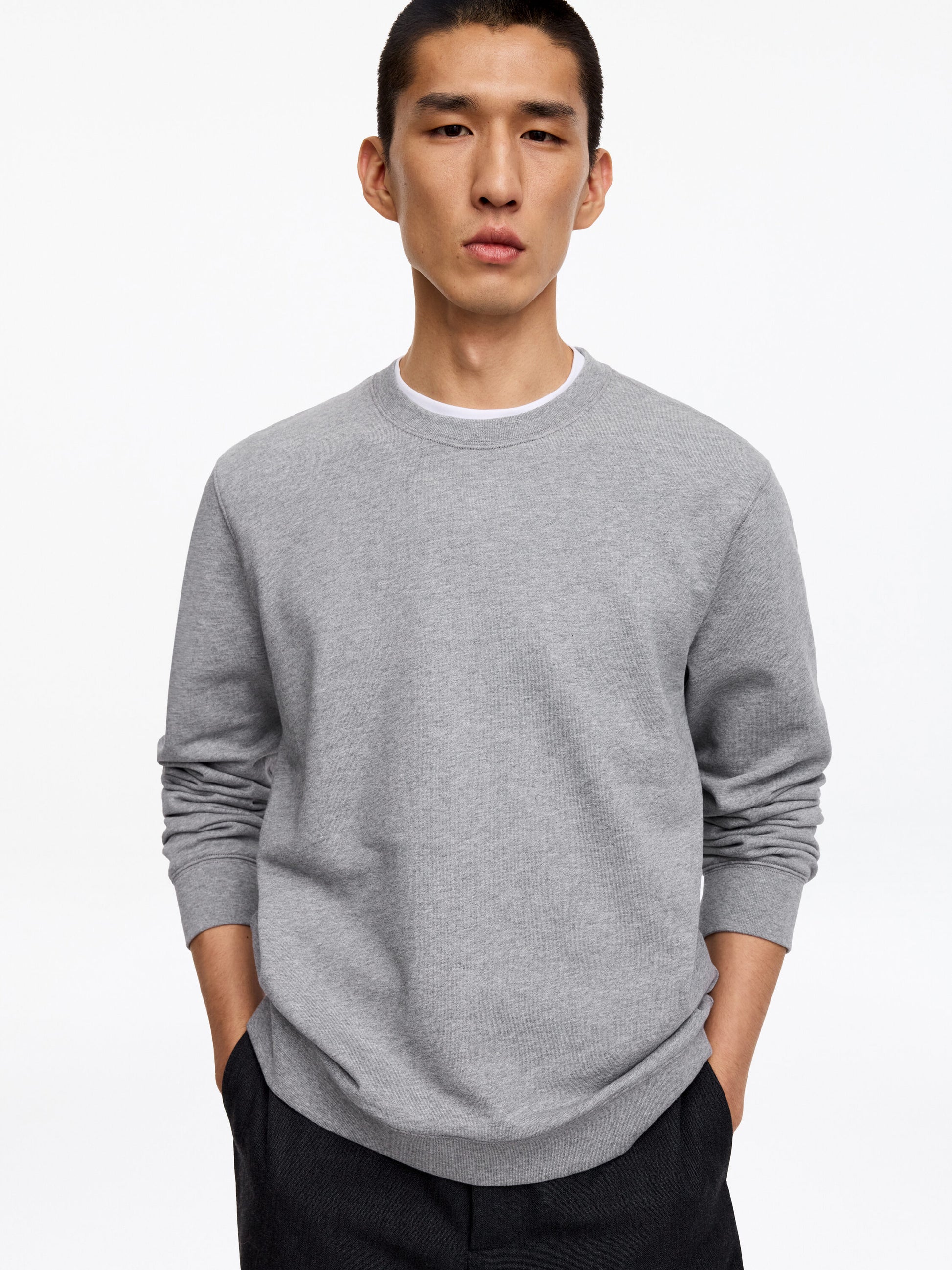 Mid-Weight Sweatshirt - Grey - Image 4