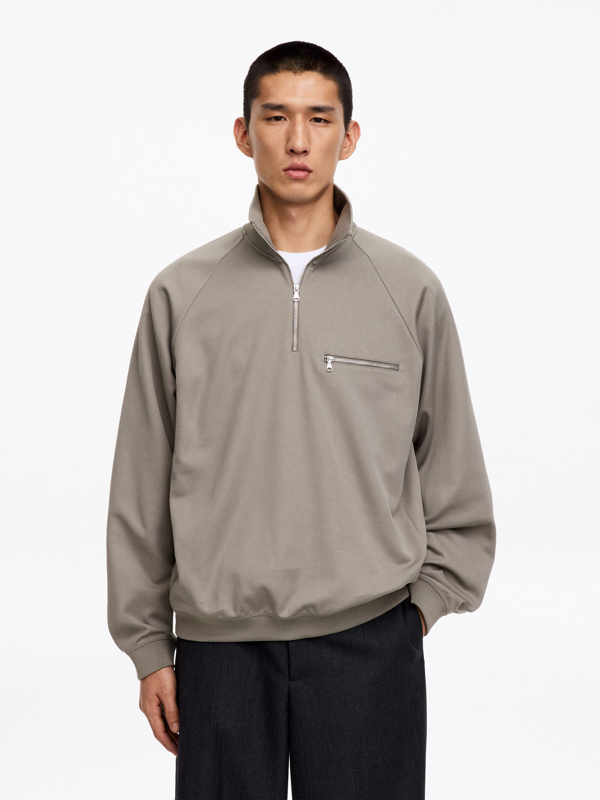 Tracksuit Sweatshirt - Grey