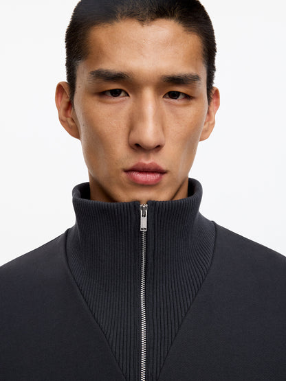 Half Zip Sweatshirt - Blue - Image 4