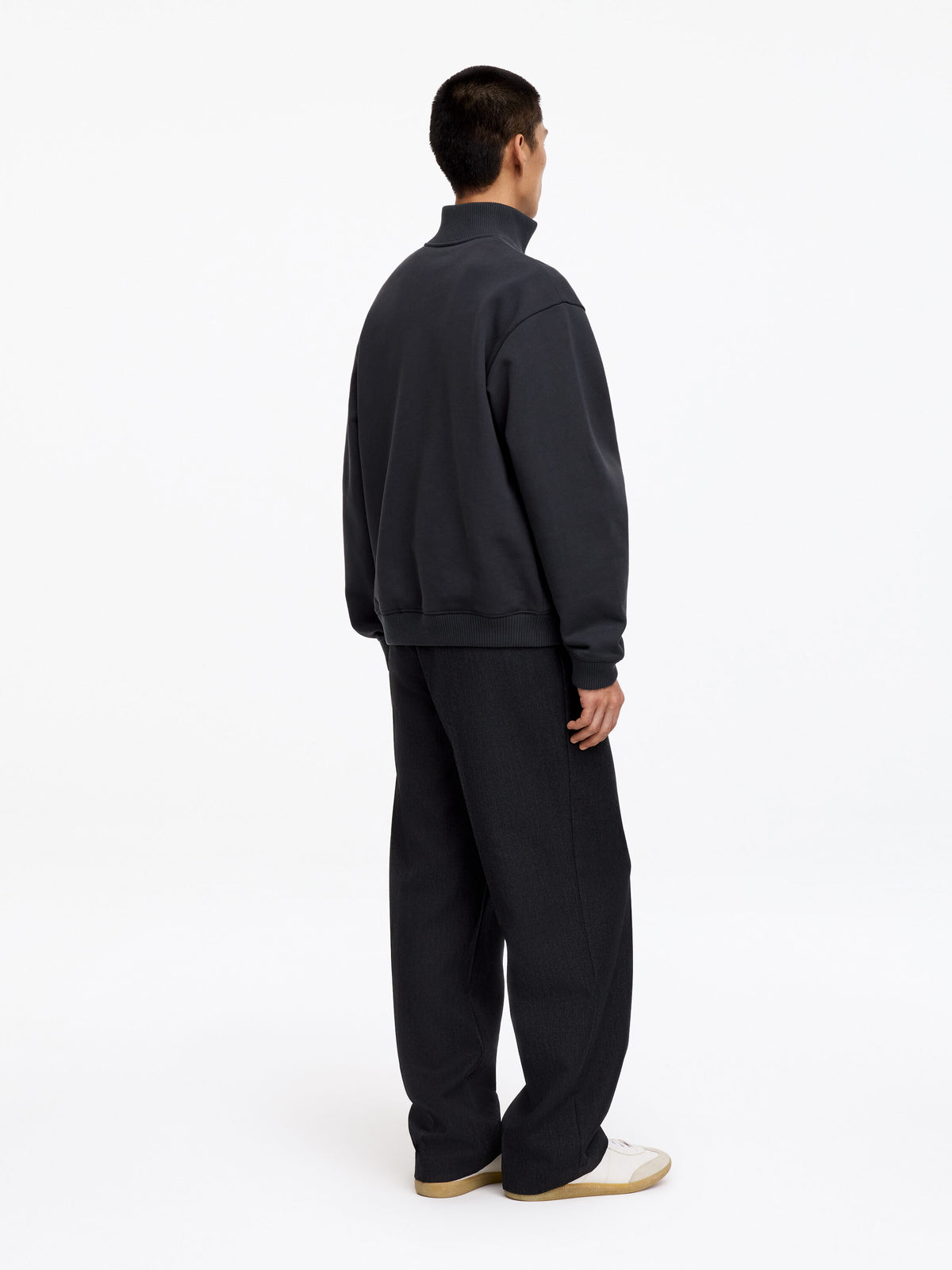 Half Zip Sweatshirt - Blue - Image 3