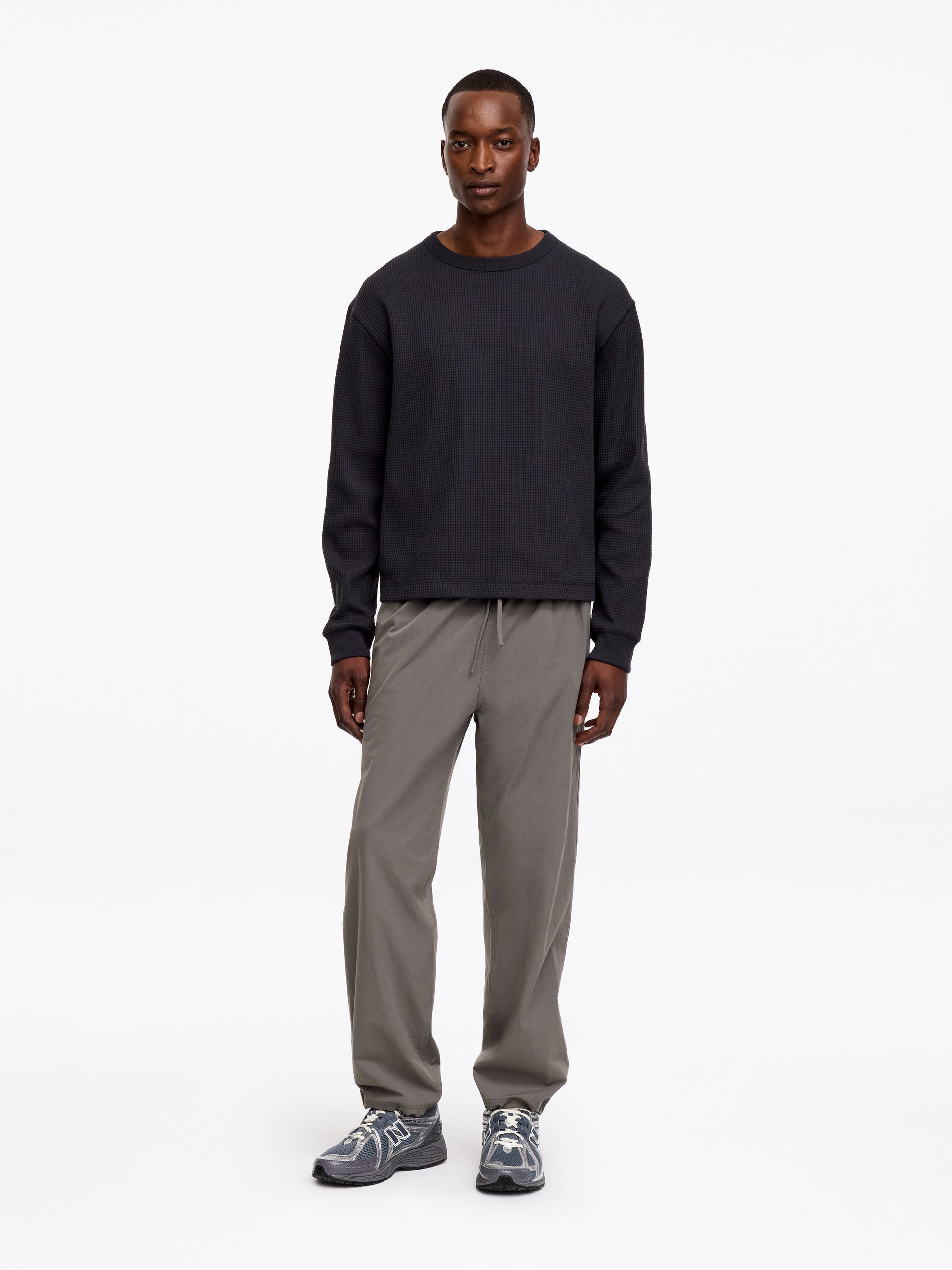 Pull-On Trousers - Grey