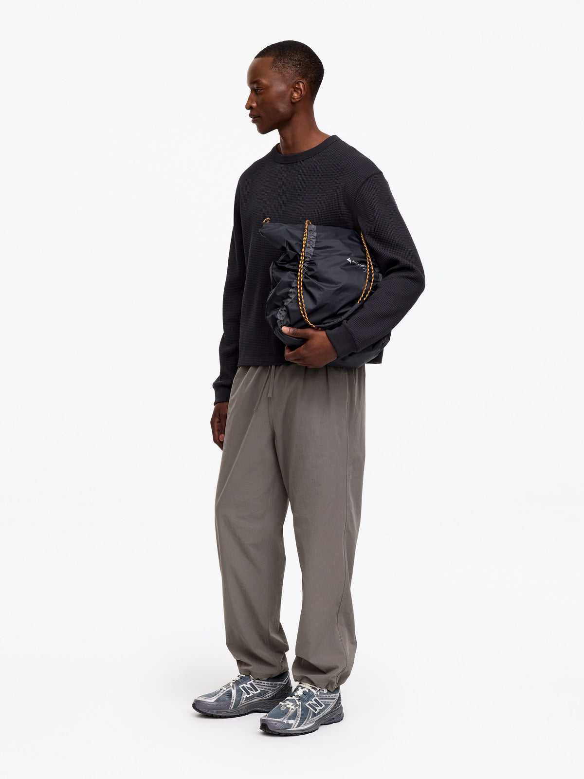 Pull-On Trousers - Grey - Image 2