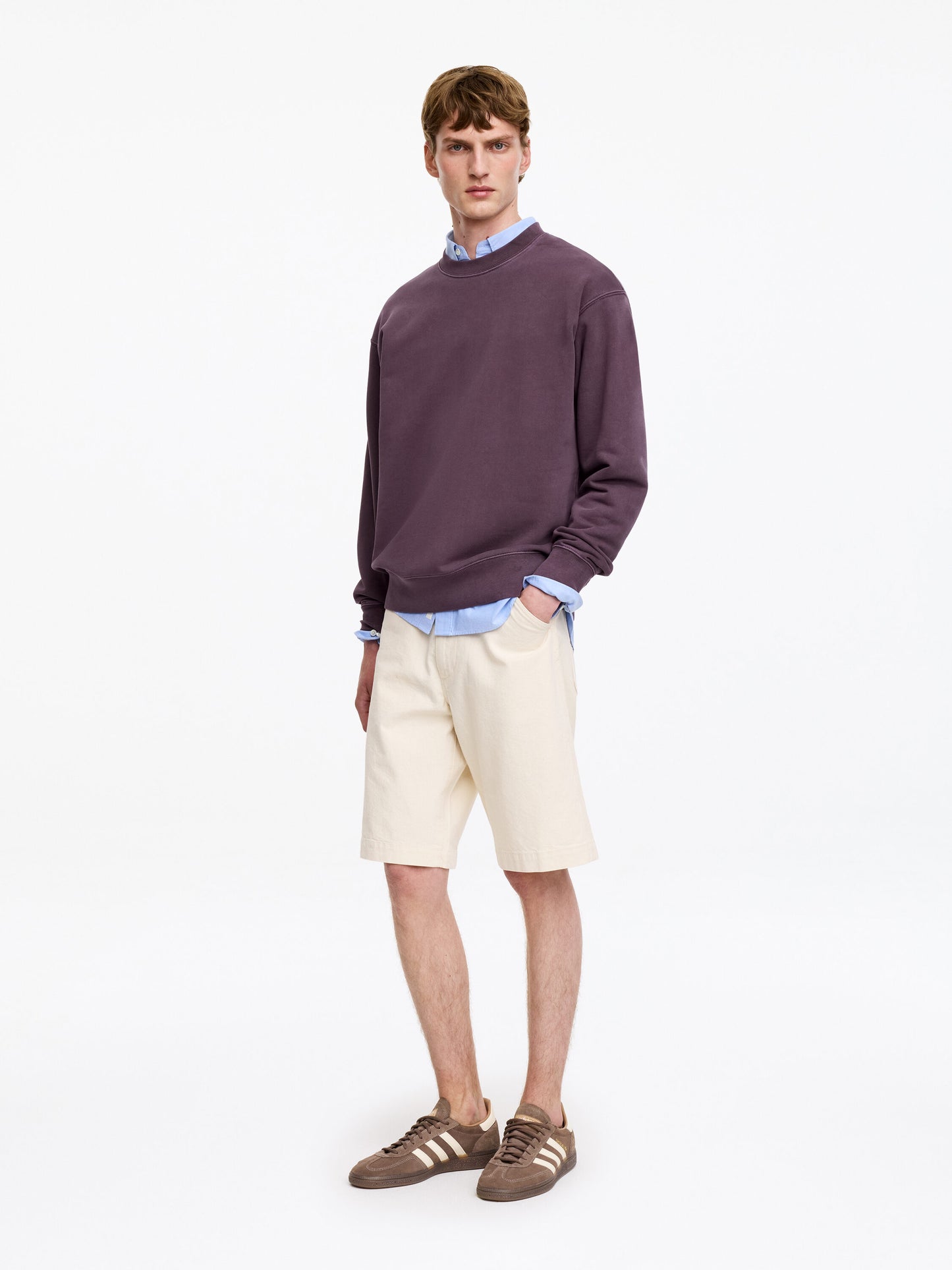 Relaxed Sweatshirt - Purple - Image 2