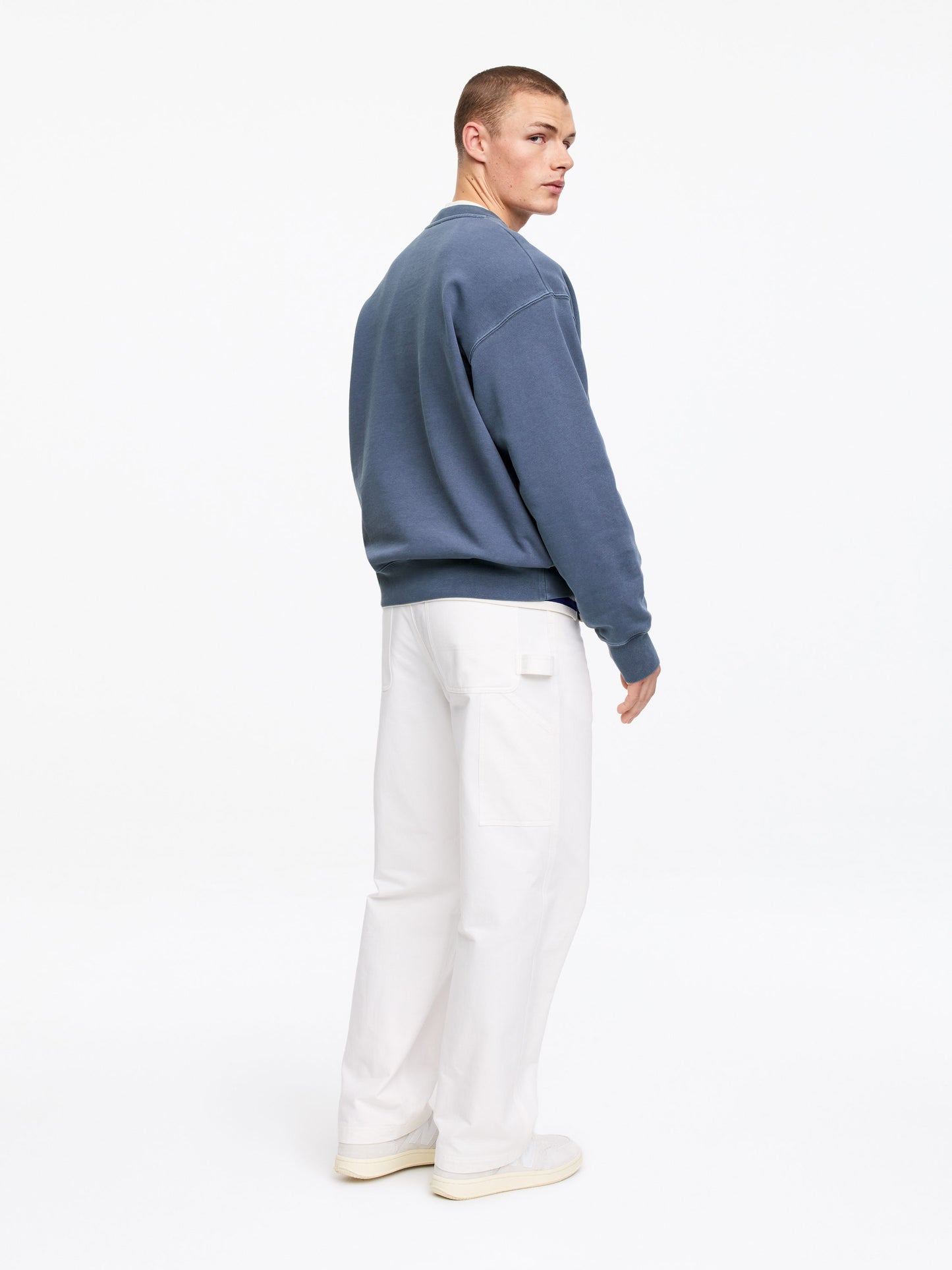 Relaxed Sweatshirt - Blue - Image 2