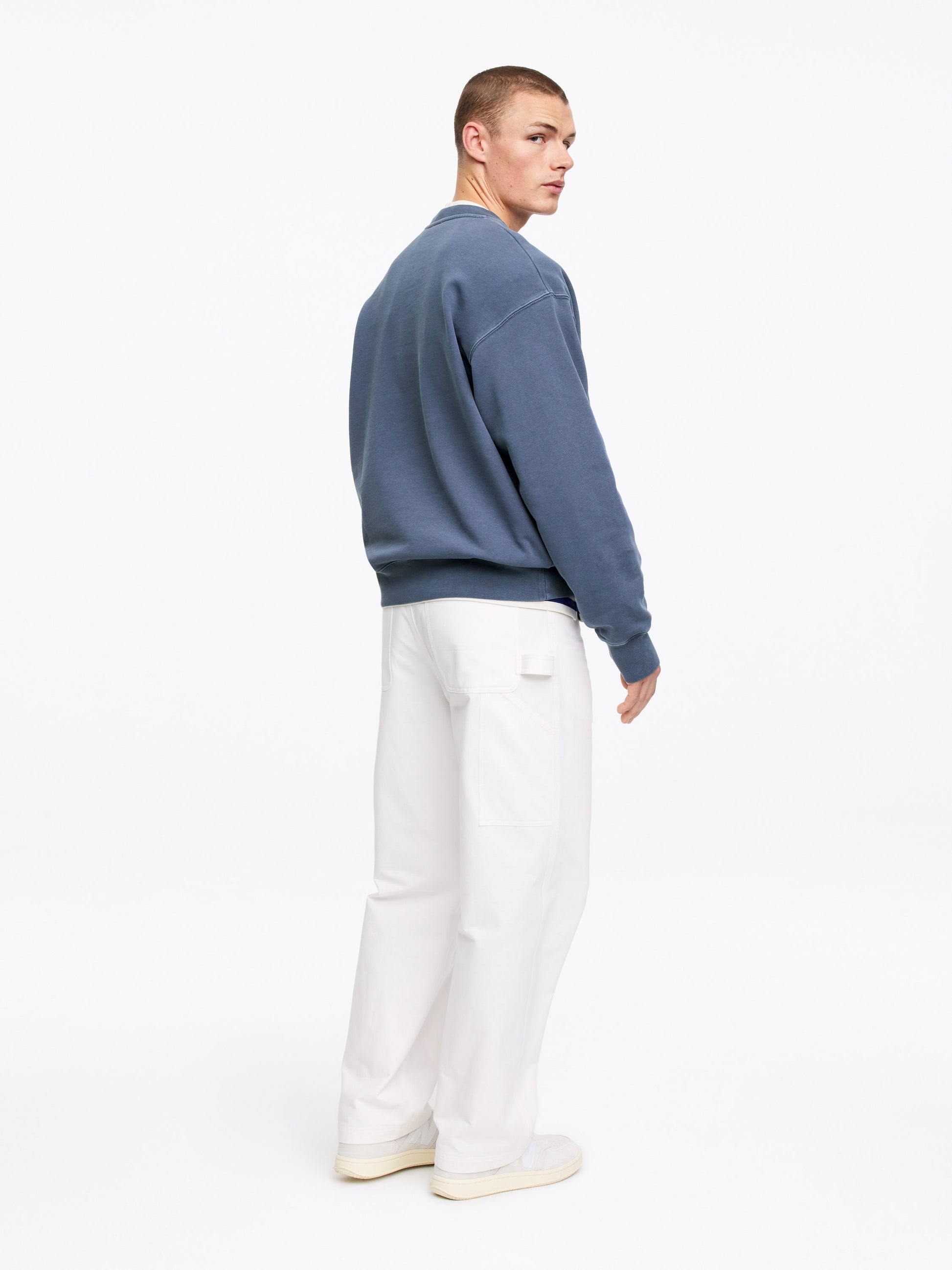 Relaxed Sweatshirt - Blue - Image 2