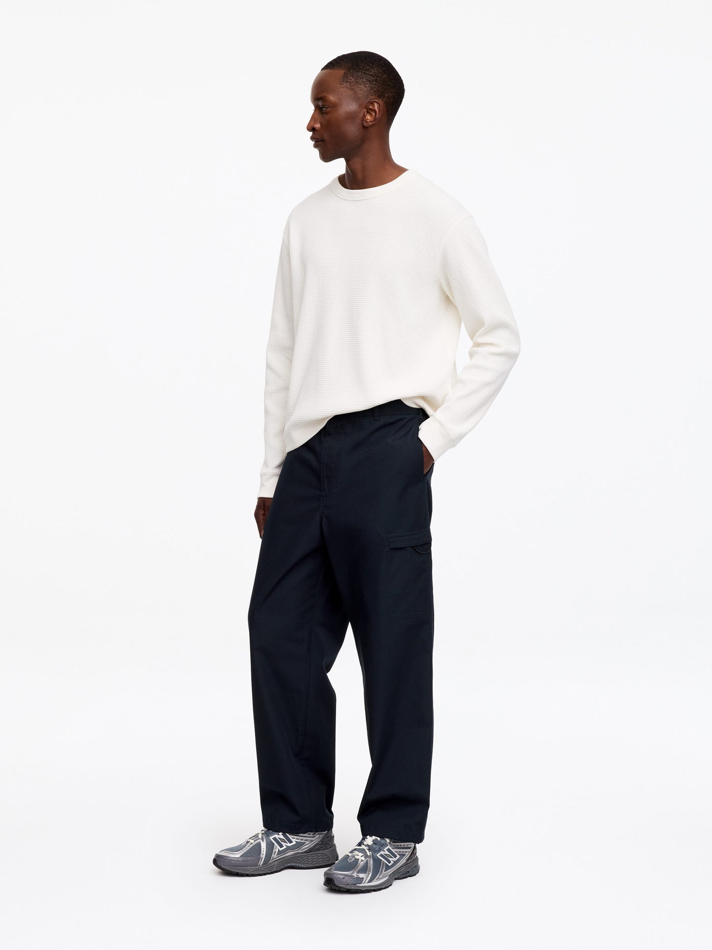 Cargo Trousers - Blue - Image 2