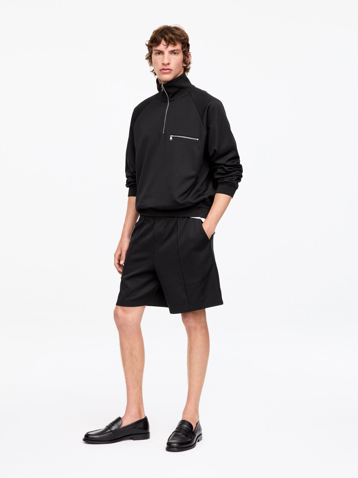 Tracksuit Sweatshirt - Black - Image 2