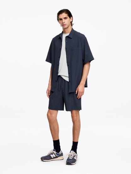 Short-Sleeve Tech Shirt - Blue - Image 3