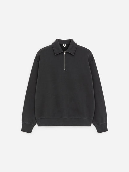Half Zip Polo Shirt - Blue
