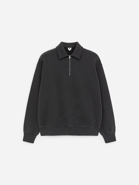 Half Zip Polo Shirt - Blue