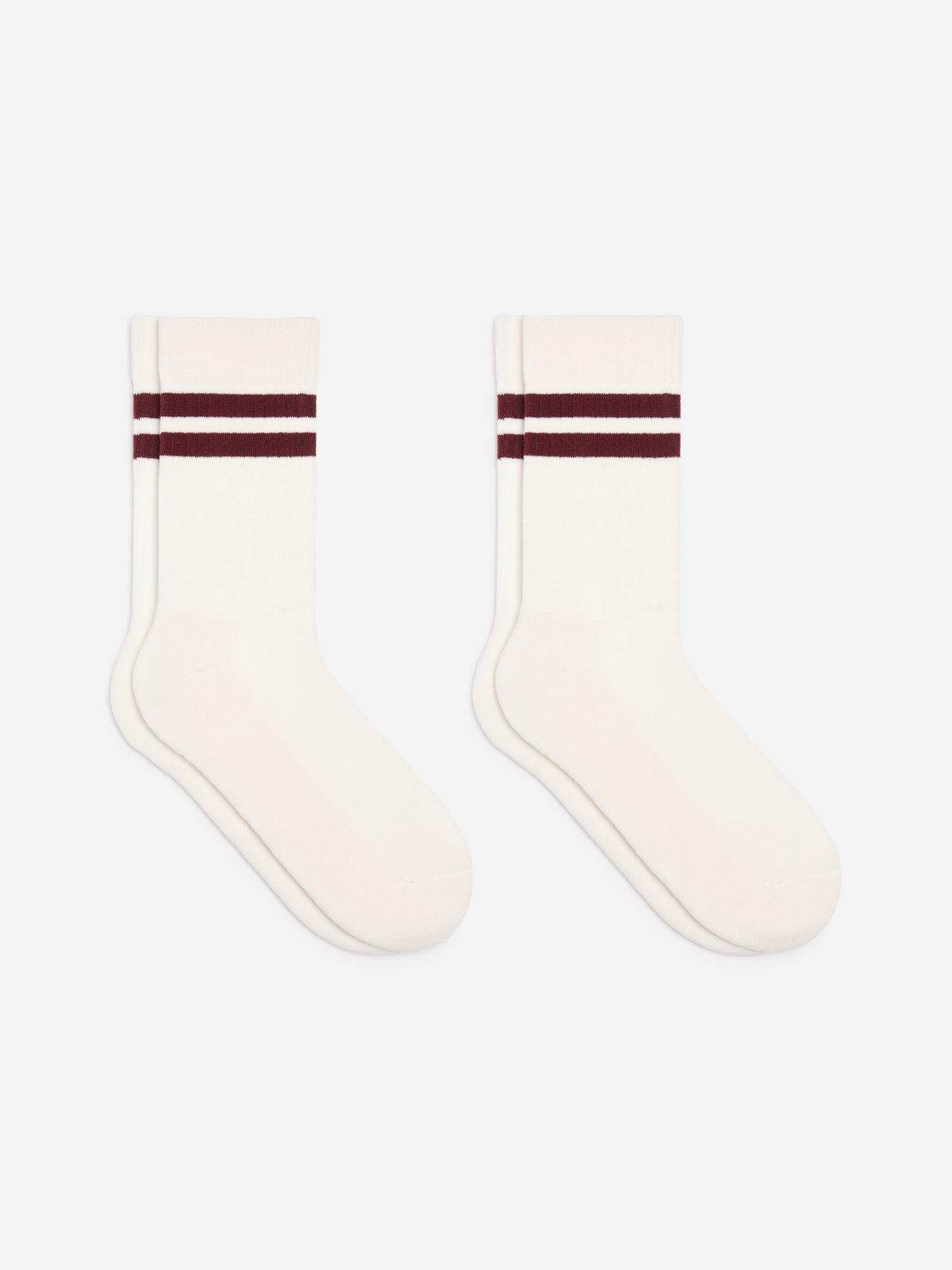 Sporty Cotton Socks - White