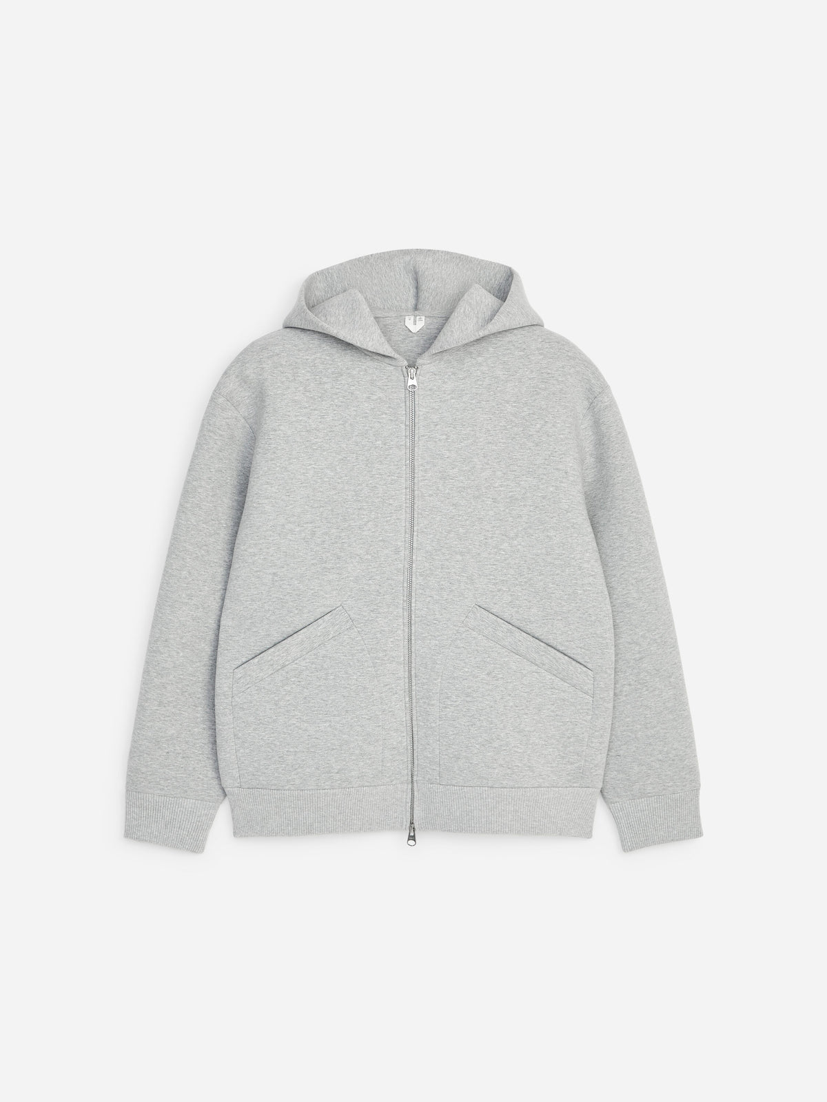 Scuba Zip Hoodie - Grey - Image 5