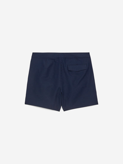 Seersucker Swim Shorts - Blue - Image 2