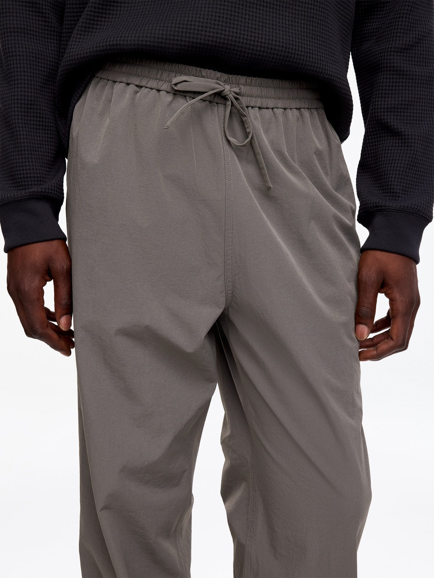 Pull-On Trousers - Grey - Image 4