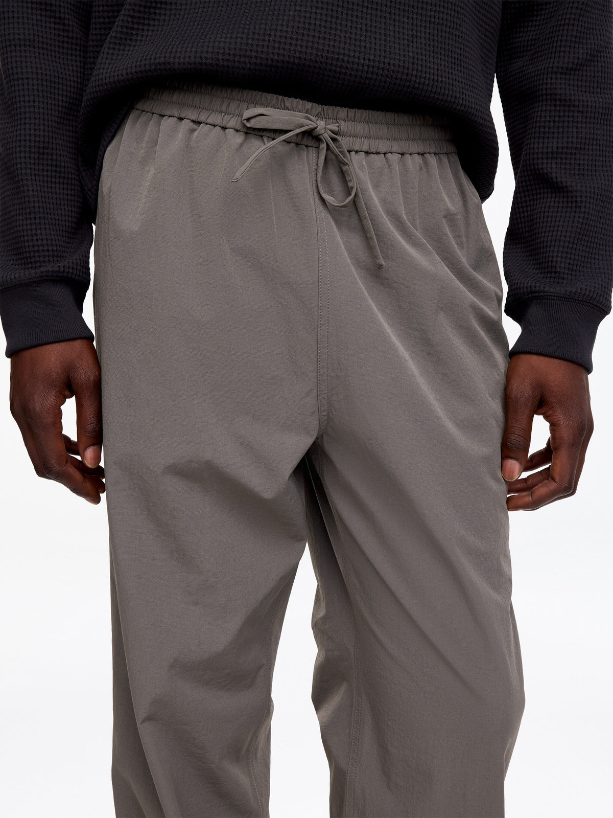 Pull-On Trousers - Grey - Image 4
