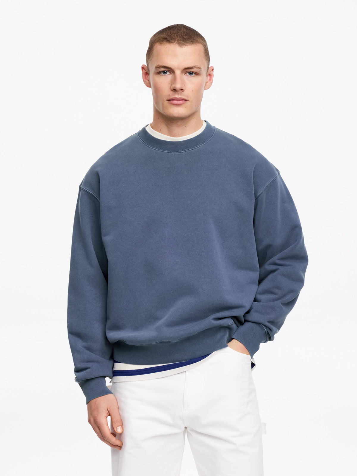 Relaxed Sweatshirt - Blue